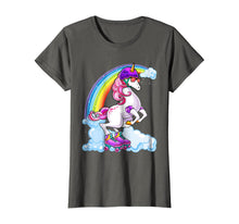 Load image into Gallery viewer, Unicorn Roller Skate Roller Derby Birthday Shirt Girls Gift
