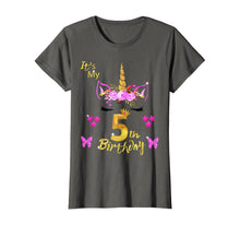 Load image into Gallery viewer, Unicorn Birthday Shirt For Girls OMG It's My 5th Birthday