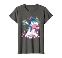 Load image into Gallery viewer, Dabbing Unicorn Bowling Birthday Party Gift For Girls T-Shirt