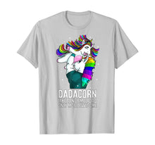Load image into Gallery viewer, Dadacorn Dad Only More Awesome Mens Unicorn Birthday Gift T-Shirt