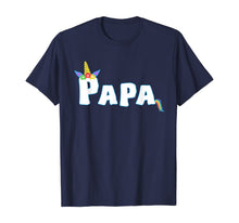 Load image into Gallery viewer, Unicorn Birthday Girl Shirt Funny Papa Grandpa Gift Family T-Shirt