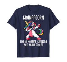 Load image into Gallery viewer, Mens Unicorn Grandpa Girl Birthday Party Apparel GrandpaCorn Cute T-Shirt