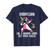 Load image into Gallery viewer, Mens Unicorn Daddy Girl Birthday Party Apparel, DaddyCorn Cute T-Shirt