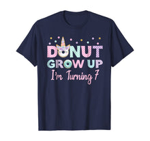 Load image into Gallery viewer, Donut Unicorn Funny Birthday Shirt Donut Grow Up