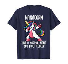 Load image into Gallery viewer, Unicorn Nana Girl Birthday Party Apparel, NanaCorn Cute T-Shirt