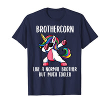 Load image into Gallery viewer, Unicorn Brother Girl Birthday Party Apparel BrotherCorn Cute T-Shirt