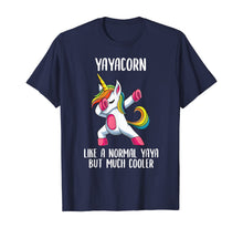 Load image into Gallery viewer, Unicorn Yaya Girl Birthday Party Apparel Greek YayaCorn Cute T-Shirt
