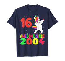 Load image into Gallery viewer, 16th Birthday Gifts 16 Yrs Old Unicorn Dabbing Tee Kid Party T-Shirt