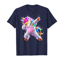 Load image into Gallery viewer, Fantasy Unicorn Dabbing T Shirt Gift Kids Girls Boys Womens