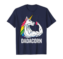 Load image into Gallery viewer, Mens Funny Unicorn Dad Girl Birthday Party Apparel Dadacorn Cute T-Shirt