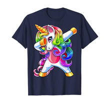 Load image into Gallery viewer, Dabbing Unicorn Birthday Shirt Girls Cute Unicorn Gift Girls