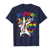Load image into Gallery viewer, 11 Year Old Kid 11th Birthday Gift Dabbing Unicorn T-Shirt