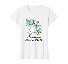 Load image into Gallery viewer, Unicorn Dabbing Awesome Since 2011 8th yrs Birthday Gifts