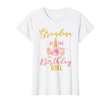 Load image into Gallery viewer, Grandma Birthday Girl Grandmother Gifts Unicorn Birthday T-Shirt