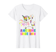 Load image into Gallery viewer, 10 Years Old 10th Birthday Awesome Since 2010 Unicorn T-Shirt