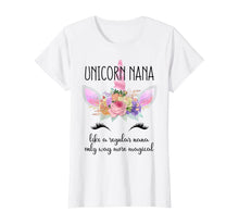 Load image into Gallery viewer, Grandmothers Birthday Gift T Shirt for Grandma Unicorn Nana