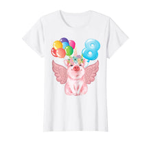 Load image into Gallery viewer, 8th Birthday Shirt Girl Pig and Unicorn Lovers Gift 8 Years