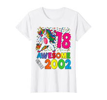 Load image into Gallery viewer, 18th Birthday Dabbing Unicorn Party Gift 18 Years Old Girl T-Shirt
