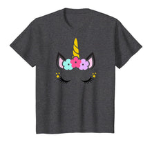Load image into Gallery viewer, Unicorn Face Birthday T-Shirt