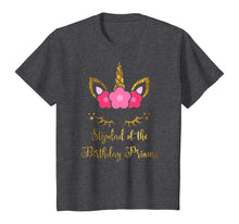 Load image into Gallery viewer, Floral Unicorn Stepdad Of The Birthday Princess T-shirt