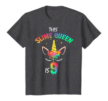 Load image into Gallery viewer, This Slime Queen Is 9-9th Birthday Girl Unicorn and Slime T-Shirt