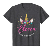 Load image into Gallery viewer, 11 Years Old Birthday Girl Gifts Unicorn 11th Birthday T-Shirt