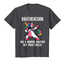 Load image into Gallery viewer, Unicorn Brother Girl Birthday Party Apparel BrotherCorn Cute T-Shirt