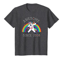 Load image into Gallery viewer, Dabbing Unicorn Birthday Girl Gifts 11 Years Old Since 2008 T-Shirt