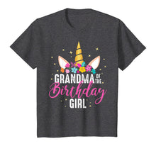 Load image into Gallery viewer, Grandma Of The Birthday Girl Grandma Gift Unicorn Birthday T-Shirt