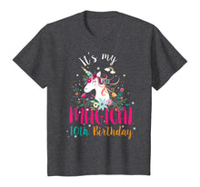 Load image into Gallery viewer, Its my 10th Birthday Unicorn Gift 10 Years Old Birthday Girl T-Shirt