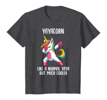 Load image into Gallery viewer, Unicorn Yaya Girl Birthday Party Apparel Greek YayaCorn Cute T-Shirt