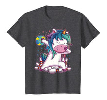 Load image into Gallery viewer, Dabbing Unicorn Bowling Birthday Party Gift For Girls T-Shirt