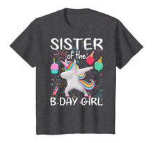 Load image into Gallery viewer, Matching Unicorn Sister Shirt , Sister of the Birthday Girl
