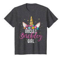 Load image into Gallery viewer, Uncle Of The Birthday Girl Uncle Gift Unicorn Birthday T-Shirt