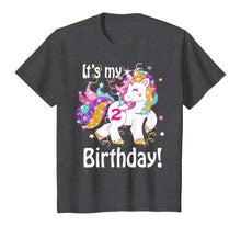 Load image into Gallery viewer, Kids Its My 2nd Birthday Unicorn Outfits for toddler girls gift