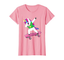 Load image into Gallery viewer, Dabbing Unicorn Birthday Skating Party Perfect Gift T-Shirt