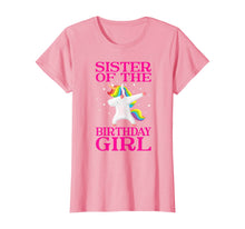 Load image into Gallery viewer, Sister of The Birthday Girl Unicorn Dabbing Party Shirt