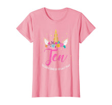 Load image into Gallery viewer, 10 Years Old Birthday Girl Gifts Unicorn 10th Birthday T-Shirt