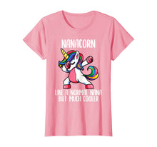 Load image into Gallery viewer, Unicorn Nana Girl Birthday Party Apparel, NanaCorn Cute T-Shirt