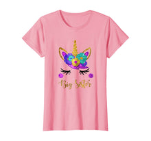 Load image into Gallery viewer, Big Sister Unicorn Birthday Girl T-Shirt Unicorn Gift Womens