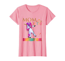 Load image into Gallery viewer, CUTE: MOM Of Birthday Girl Dabbing Unicorn Party Shirt Idea
