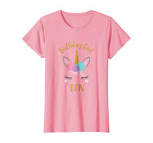 Load image into Gallery viewer, 10th Birthday Unicorn Outfit, 10th Birthday Girl Shirt