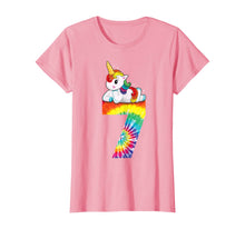 Load image into Gallery viewer, 7th Birthday Unicorn Shirt Girls Tie Dye Gift Party Outfit T-Shirt