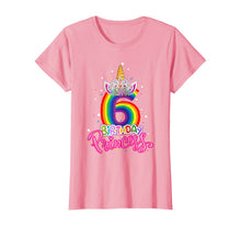 Load image into Gallery viewer, Birthday Princess Unicorn 6 Year Old 6th Birthday Girl Kids T-Shirt