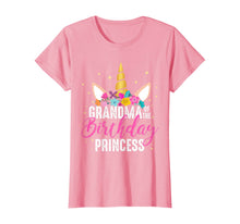 Load image into Gallery viewer, Grandma Of The Birthday Princess Gifts Unicorn Birthday T-Shirt