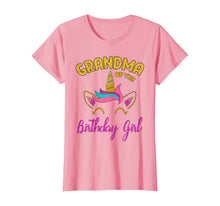 Load image into Gallery viewer, Grandma of the Unicorn Birthday Girl T-Shirt Matching Shirt
