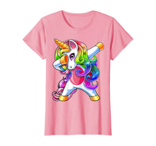 Load image into Gallery viewer, Dabbing Unicorn Birthday Shirt Girls Cute Unicorn Gift Girls