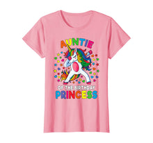 Load image into Gallery viewer, Auntie Of The Birthday Princess Dabbing Unicorn Party Gift T-Shirt