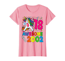Load image into Gallery viewer, 18th Birthday Dabbing Unicorn Party Gift 18 Years Old Girl T-Shirt