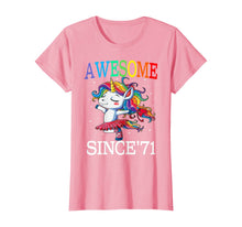 Load image into Gallery viewer, Unicorn 49th Birthday Gift Rainbow 1971 49 Years Old T-Shirt